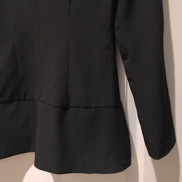 Dynamite Open Front Black Blazer Jacket - Picture 6 of 12
